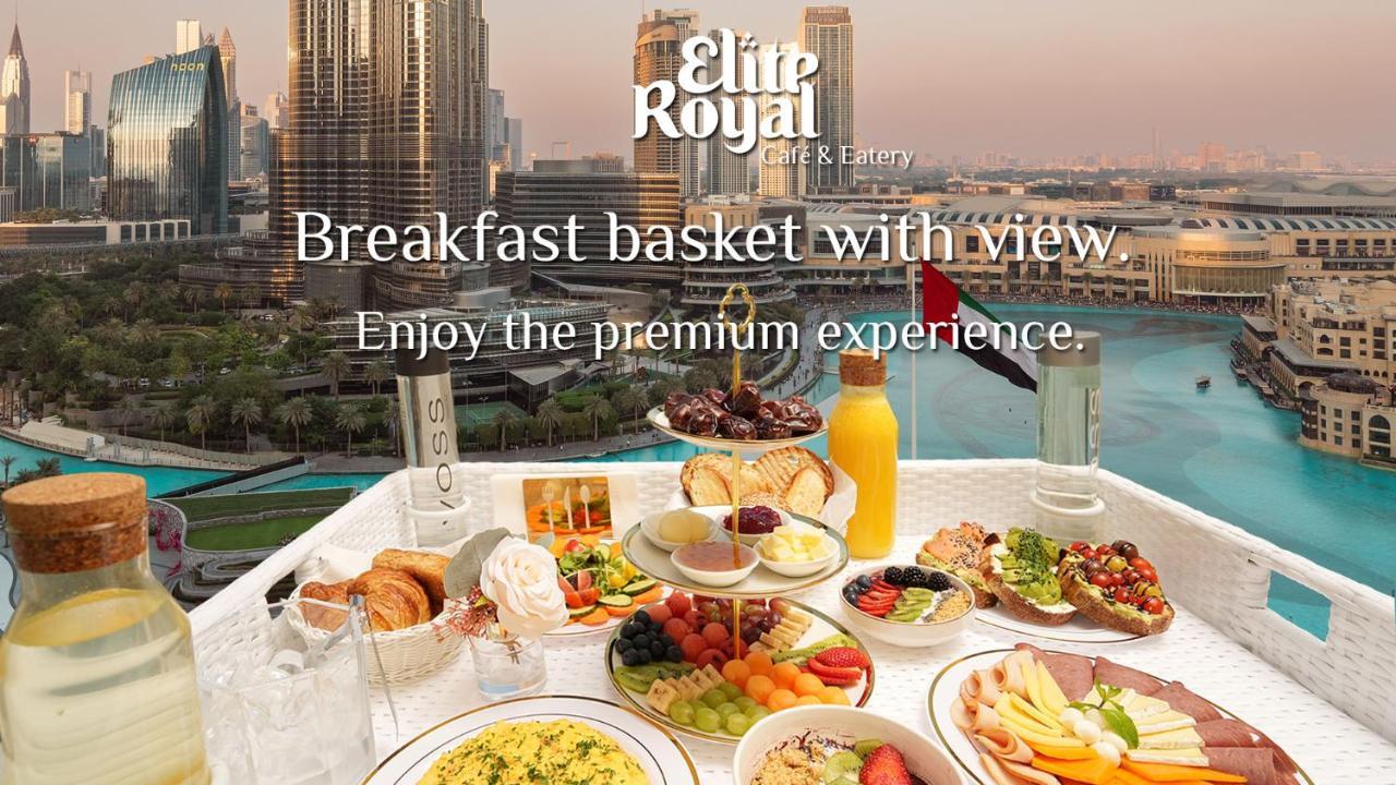 Elite Royal Apartment - Full Burj Khalifa & Fountain View - Ambassador Дубай Екстер'єр фото